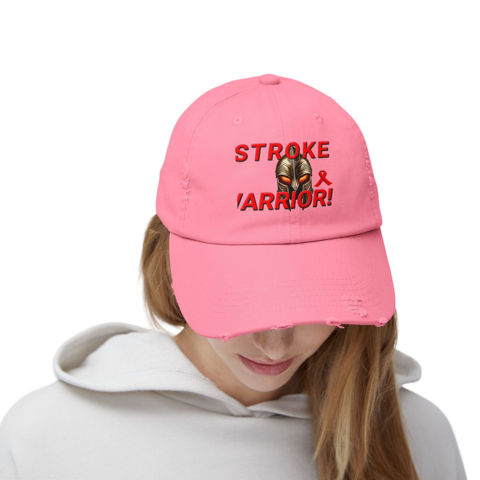 Stroke-Survivor-Stroke-Warrior-Unisex- Distressed Cap - Image 28