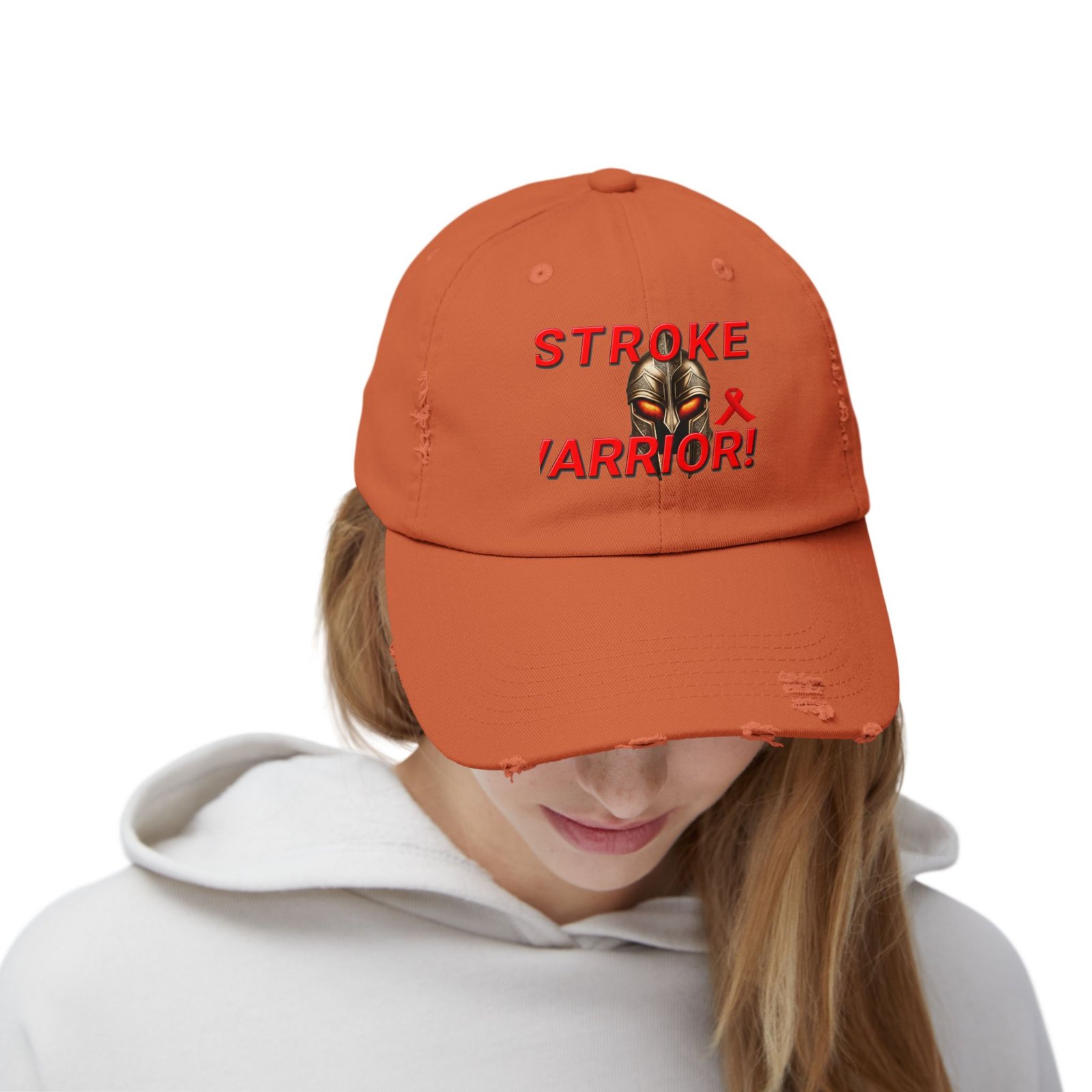 Stroke-Survivor-Stroke-Warrior-Unisex- Distressed Cap - Image 12