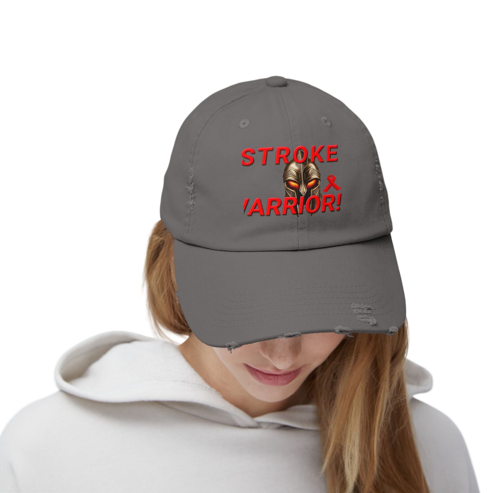 Stroke-Survivor-Stroke-Warrior-Unisex- Distressed Cap - Image 24