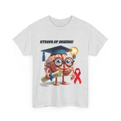 gifts-for-Stroke-survivors-stroke-of-genius-Unisex- Heavy- Cotton- Tee - Image 7