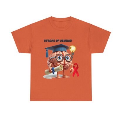 gifts-for-Stroke-survivors-stroke-of-genius-Unisex- Heavy- Cotton- Tee - Image 21