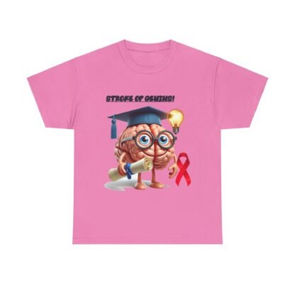 gifts-for-Stroke-survivors-stroke-of-genius-Unisex- Heavy- Cotton- Tee - Image 45