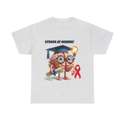 gifts-for-Stroke-survivors-stroke-of-genius-Unisex- Heavy- Cotton- Tee - Image 5