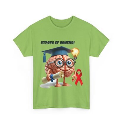 gifts-for-Stroke-survivors-stroke-of-genius-Unisex- Heavy- Cotton- Tee - Image 31