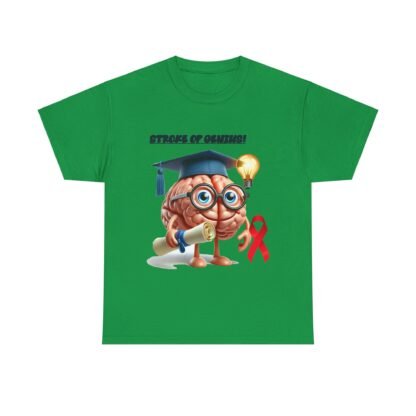 gifts-for-Stroke-survivors-stroke-of-genius-Unisex- Heavy- Cotton- Tee - Image 33