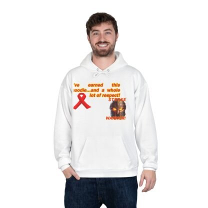 stroke-survivor-stroke-warrior-Unisex- EcoSmart- Pullover- Hoodie- Sweatshirt - Image 4