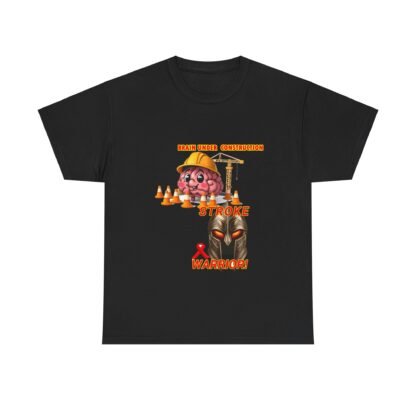 Stroke-survivor-gifts-brain-under-construction-Unisex- Heavy- Cotton- Tee - Image 5