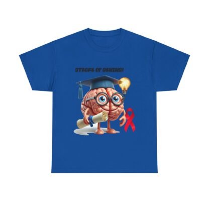 gifts-for-Stroke-survivors-stroke-of-genius-Unisex- Heavy- Cotton- Tee - Image 41