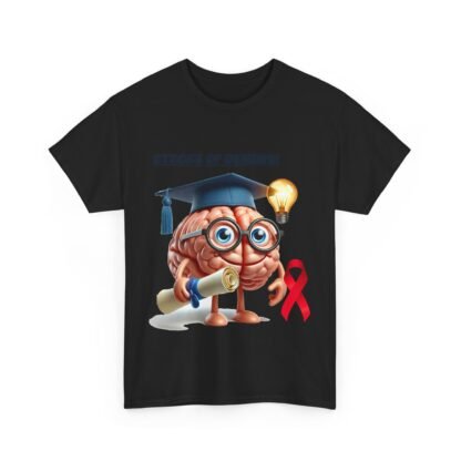 gifts-for-Stroke-survivors-stroke-of-genius-Unisex- Heavy- Cotton- Tee - Image 11