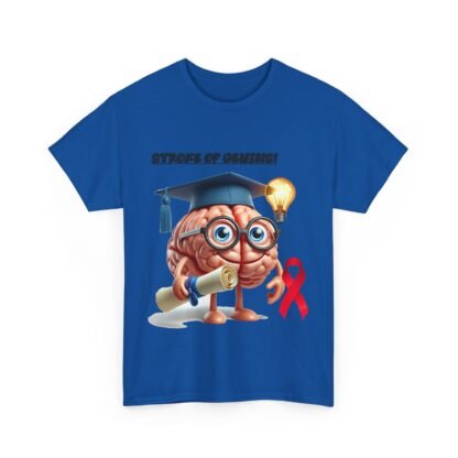 gifts-for-Stroke-survivors-stroke-of-genius-Unisex- Heavy- Cotton- Tee - Image 43