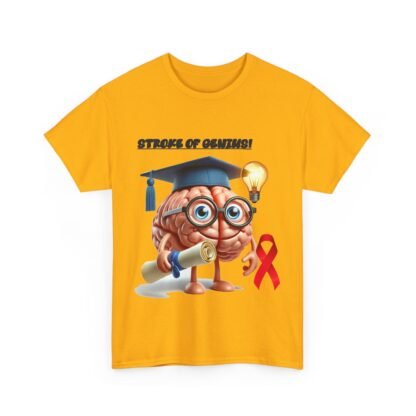 gifts-for-Stroke-survivors-stroke-of-genius-Unisex- Heavy- Cotton- Tee - Image 15