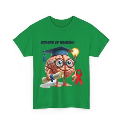 gifts-for-Stroke-survivors-stroke-of-genius-Unisex- Heavy- Cotton- Tee - Image 35