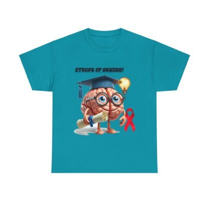 gifts-for-Stroke-survivors-stroke-of-genius-Unisex- Heavy- Cotton- Tee - Image 37