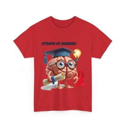 gifts-for-Stroke-survivors-stroke-of-genius-Unisex- Heavy- Cotton- Tee - Image 51