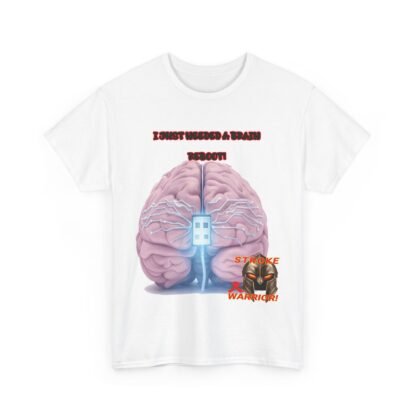 Stroke- survivors- gifts-brain-reboot-Unisex- Heavy- Cotton- Tee - Image 3