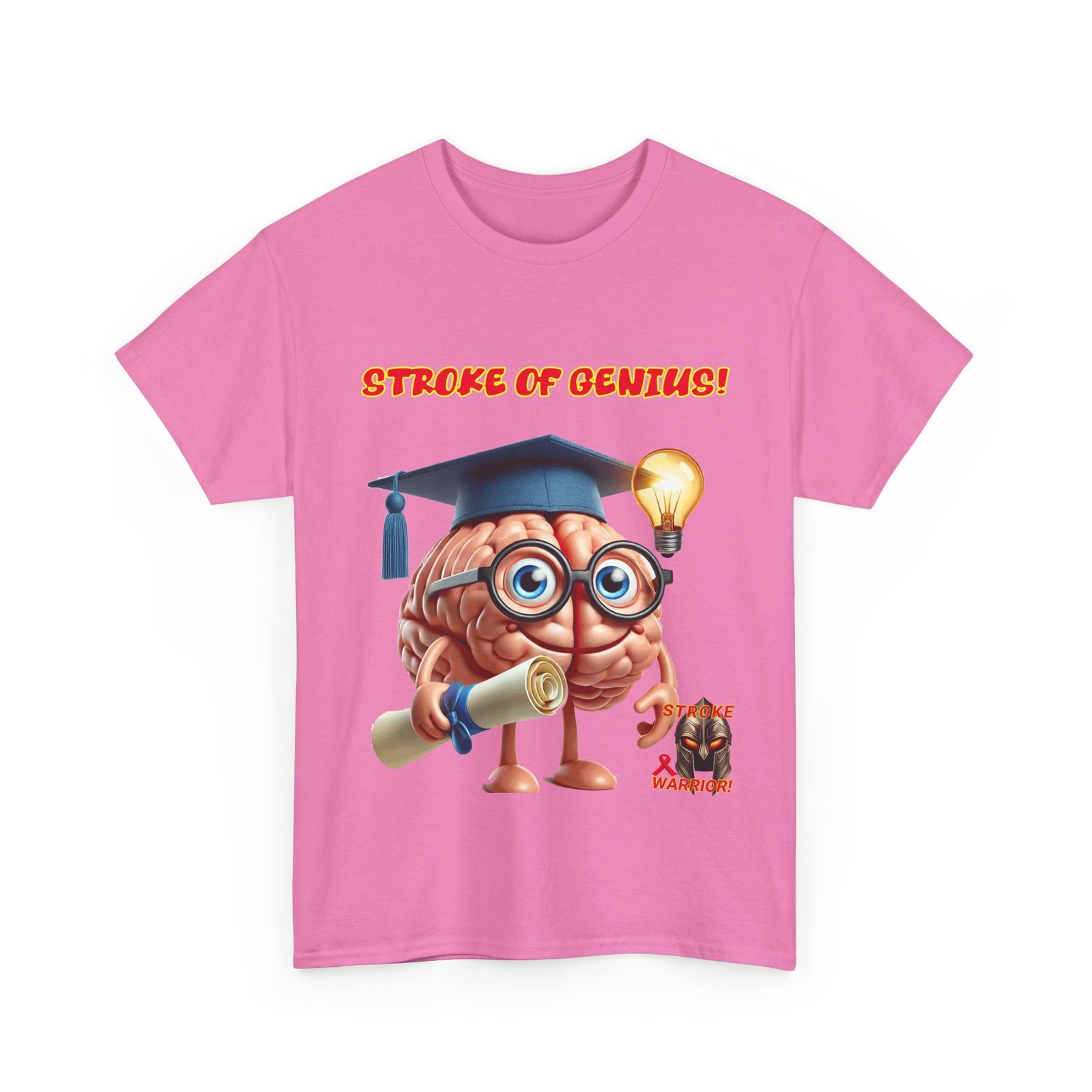 Stroke- survivor- stroke- of- genius-Unisex- Heavy- Cotton- Tee - Image 43