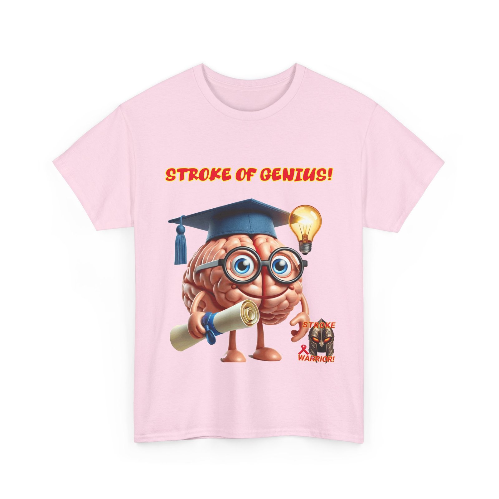 Stroke- survivor- stroke- of- genius-Unisex- Heavy- Cotton- Tee - Image 39