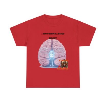 Stroke- survivors- gifts-brain-reboot-Unisex- Heavy- Cotton- Tee - Image 49