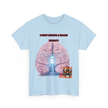 Stroke- survivors- gifts-brain-reboot-Unisex- Heavy- Cotton- Tee - Image 35