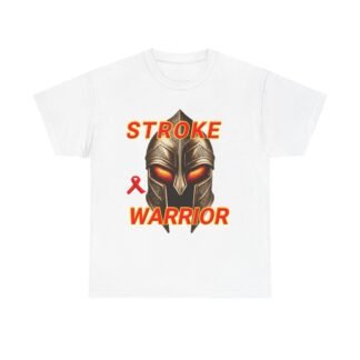 Stroke warrior t-shirt-Unisex -Heavy- Cotton- T-shirt-for-stroke-survivors