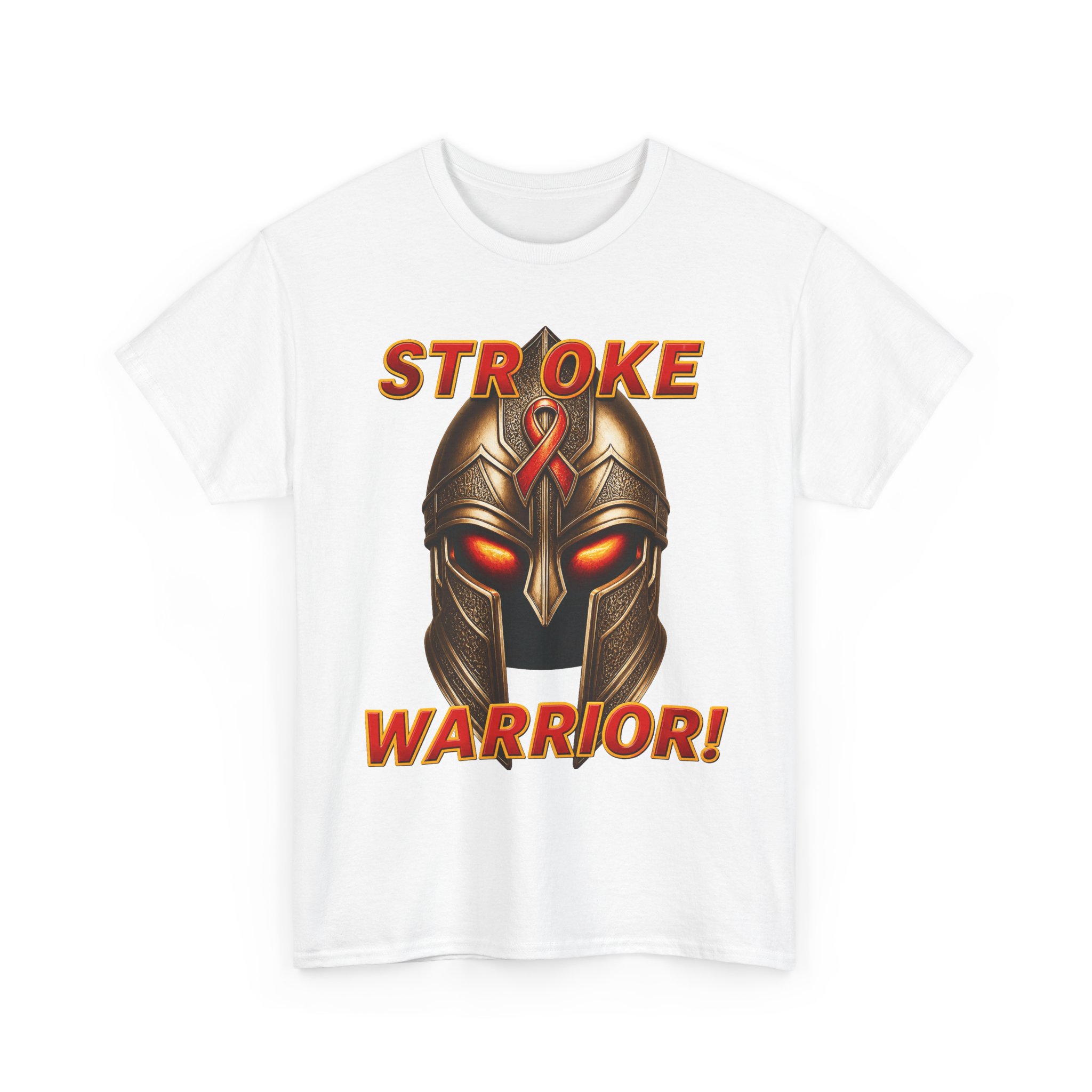 Stroke warrior t-shirt-Unisex -Heavy- Cotton- T-shirt-for-stroke-survivors - Image 3