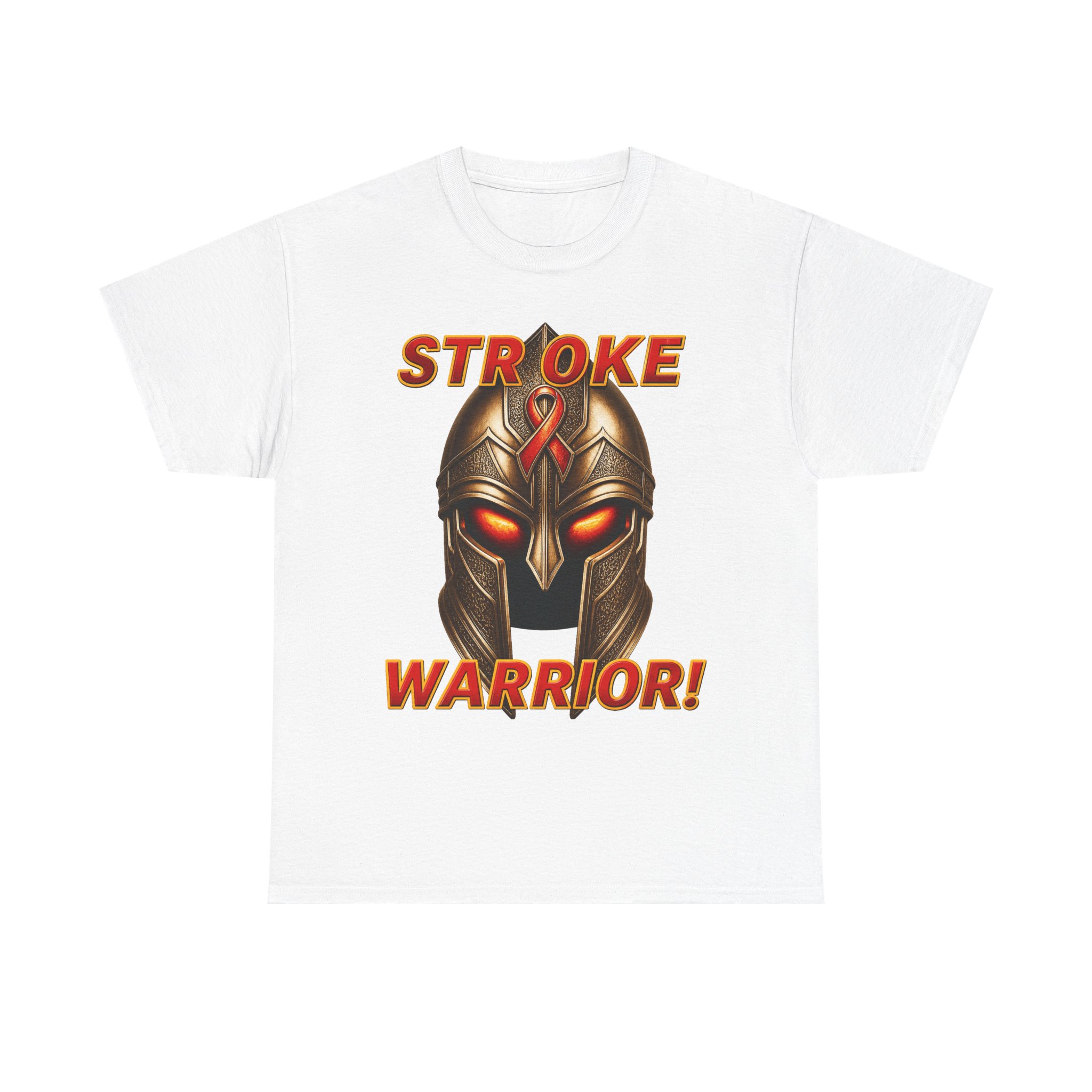 Stroke warrior t-shirt-Unisex -Heavy- Cotton- T-shirt-for-stroke-survivors